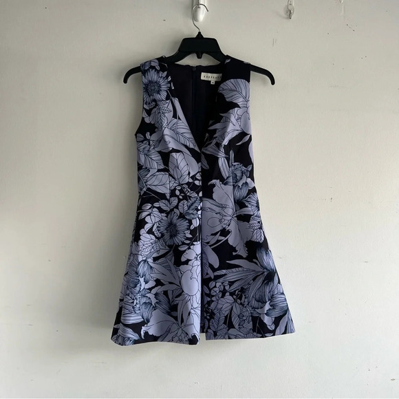 New! Keepsake steal light dress navy pastel bloom nwt 22085 - Picture 2 of 9